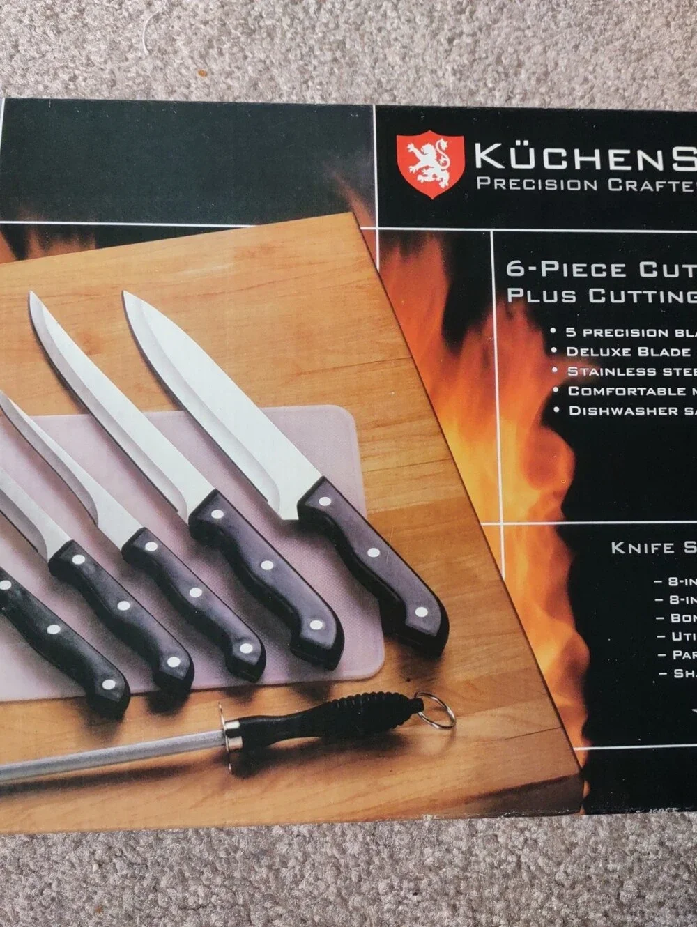 KuchenStolz Precision Crafted Cutlery 6 Piece Knife Set